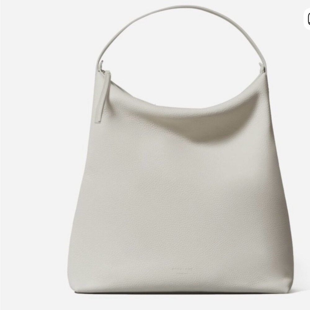 Everlane Cream Leather Boss bag